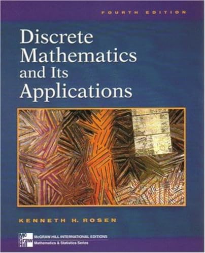 Imagen de archivo de Discrete Mathematics and Its Applications (McGraw-Hill International Editions: Mathematics Series) a la venta por St Vincent de Paul of Lane County