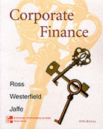 Beispielbild fr Corporate Finance (McGraw-Hill International Editions) zum Verkauf von AwesomeBooks