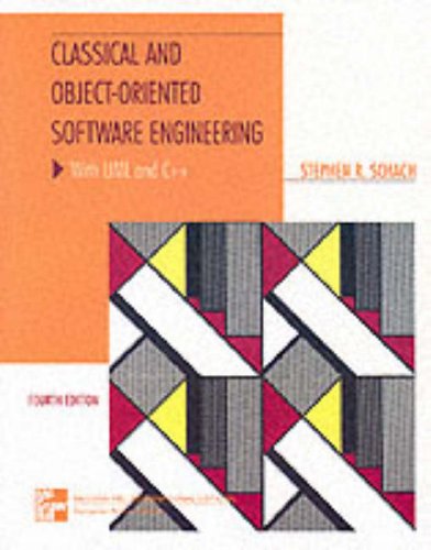 Imagen de archivo de Classical and Object-oriented Software Engineering (McGraw-Hill International Editions: Computer Science Series) a la venta por HPB-Red