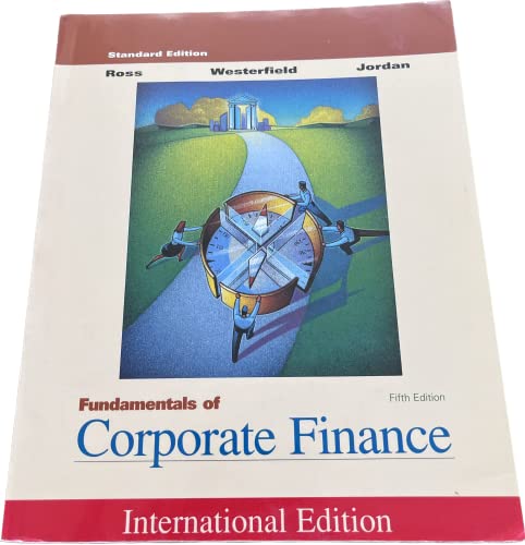 Beispielbild fr Fundamentals of Corporate Finance (Standard 5th/Intl Edn) zum Verkauf von Anybook.com
