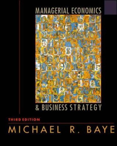 Imagen de archivo de Managerial Economics and Business Strategy a la venta por ThriftBooks-Dallas