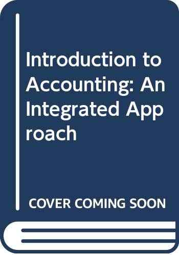 Stock image for Introduction to Accounting, Vol. 1 for sale by Majestic Books