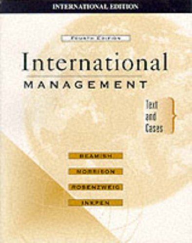 9780071169349: International Management: Text and Cases (McGraw-Hill Advanced Topics in Global Management)