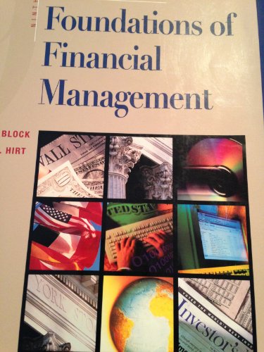 Foundations of Financial Management (9780071174398) by Stanley B. Block