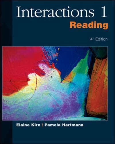 9780071180122: Interactions One Reading: Bk.1 (Interactions: Reading)