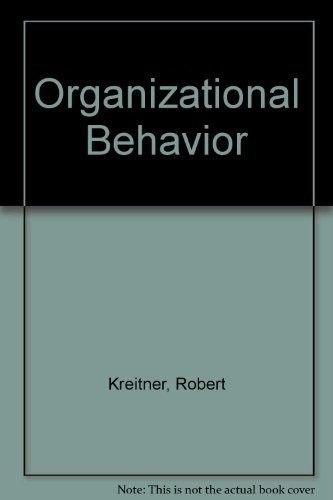 Beispielbild fr Organizational Behavior zum Verkauf von Cambridge Rare Books