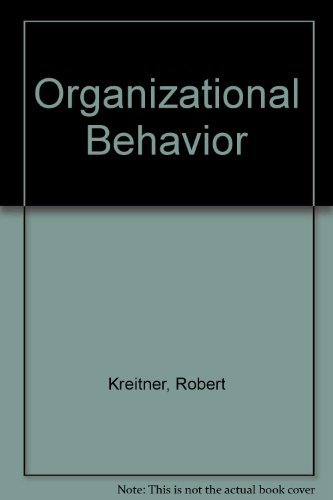 Imagen de archivo de Organizational Behavior a la venta por Cambridge Rare Books