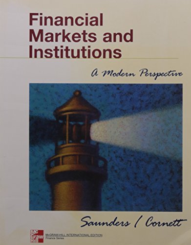 9780071181334: Financial Markets and Institutions (Mcgraw-Hill International Editions: Finance Series)