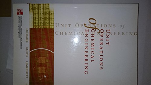 Imagen de archivo de Unit Operations of Chemical Engineering a la venta por Anybook.com