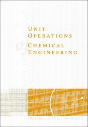 Stock image for Unit Operations of Chemical Engineering for sale by Anybook.com
