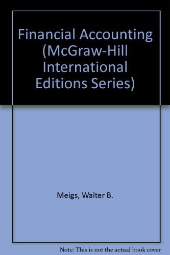 9780071182447: Financial Accounting (McGraw-Hill International Editions Series)