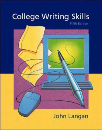 Stock image for College Writing Skills for sale by Basi6 International