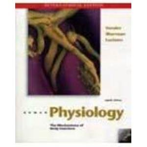 Beispielbild fr Human Physiology : The Mechanisms of Body Function zum Verkauf von Better World Books Ltd