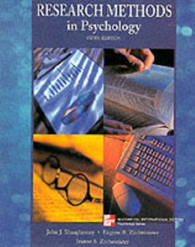 Stock image for Research Methods in Psychology (McGraw-Hill International Editions: Psychology Series) for sale by Reuseabook