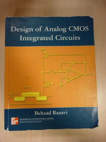 9780071188159: Design of Analog CMOS Integrated Circuits