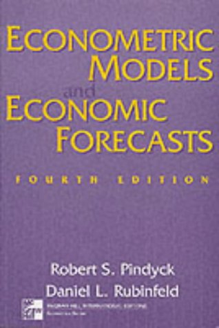 9780071188319: Econometric Models and Economic Forecasts