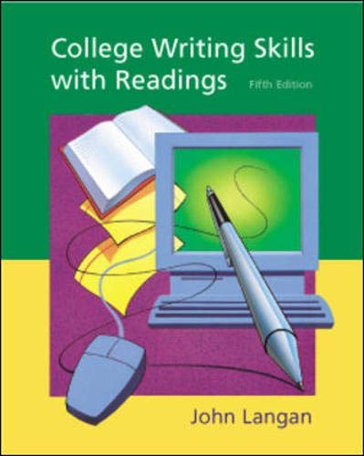 Stock image for College Writing Skills with Readings for sale by medimops