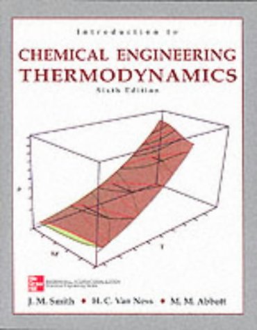 9780071189576: Introduction to Chemical Engineering Thermodynamics