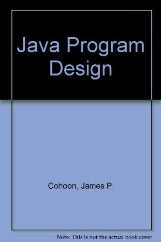 9780071192552: Java Program Design