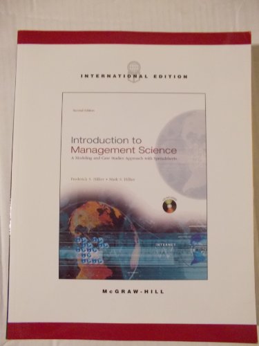 9780071195546: Introduction to Management Science (Irwin/McGraw-Hill Series in Operations and Decision Sciences.)