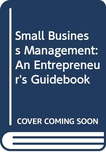 9780071198578: Small Business Management: An Entrepreneur's Guidebook