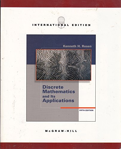 Beispielbild fr Discrete Mathematics and Its Applications zum Verkauf von ThriftBooks-Atlanta