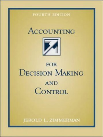 Imagen de archivo de Accounting for Decision Making and Control a la venta por Ammareal