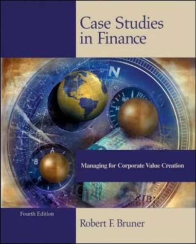 9780071199278: Case Studies in Finance (The Irwin Series in Finance) International Edition