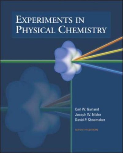 Imagen de archivo de Experiments in Physical Chemistry a la venta por GF Books, Inc.