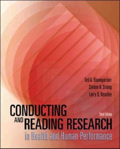 9780071199926: Conducting and Reading Research in Health and Human Performance