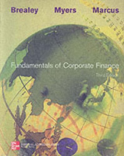 Stock image for Fundamentals of Corporate Finance +insert Card 3/e for sale by Cambridge Rare Books