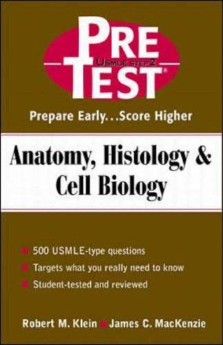 Anatomy Histology Cell Biology Pretest (9780071203432) by Robert M. Klein