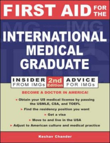 9780071212106: First Aid for the International Medical Graduate
