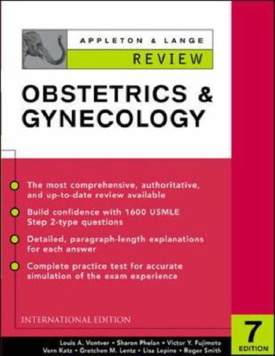 Appleton & Lange Review: Obstetrics & Gynecology (Appleton & Lange Reviews) (9780071212175) by Louis A. Vontver MD Med FACOG