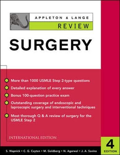 9780071212212: Appleton & Lange Review of Surgery