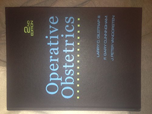 Operative Obstetrics (9780071212618) by Gilstrap