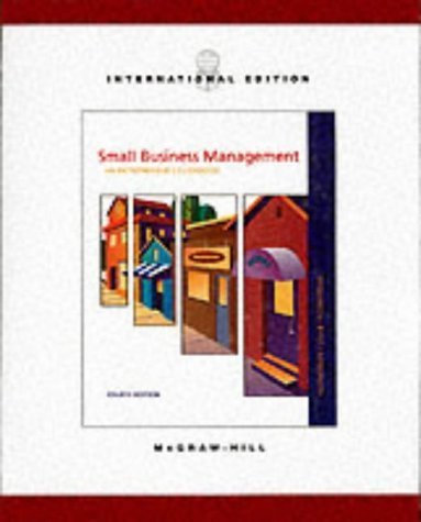 Stock image for Small Business Management: An Entrepreneur*s Guidebook for sale by dsmbooks