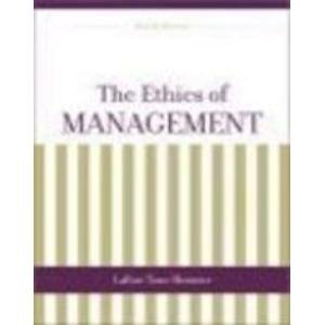 Stock image for The Ethics Of Management for sale by Mispah books