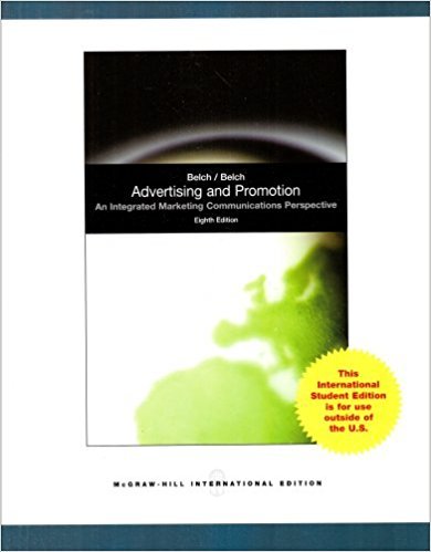 Beispielbild fr Advertising and Promotion: An Integrated Marketing Communications Perspective (McGraw-Hill/Irwin Series in Marketing) zum Verkauf von medimops