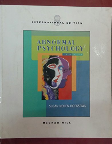 Imagen de archivo de Abnormal Psychology a la venta por WorldofBooks