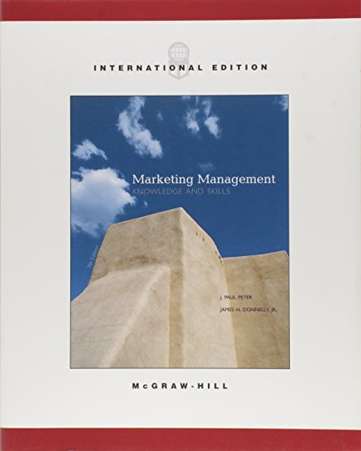 Imagen de archivo de Marketing Management: Knowledge and Skills a la venta por Anybook.com