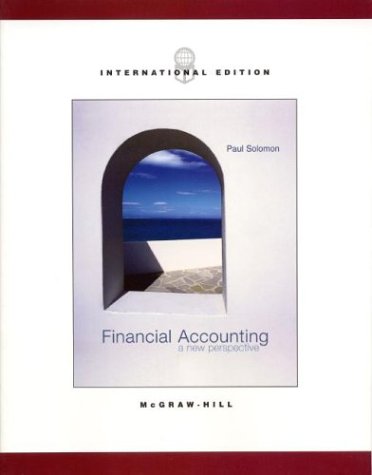 9780071215121: Financial Accounting: A New Perspective