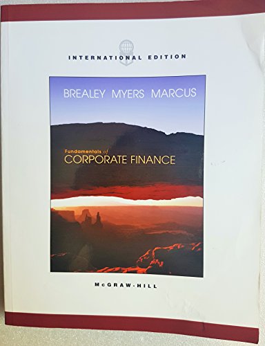 Beispielbild fr Fundamentals of Corporate Finance zum Verkauf von Better World Books