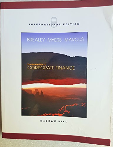 Stock image for Fundamentals of Corporate Finance (McGraw-Hill/Irwin Series in Finance, Insurance, and Real Estate) for sale by Discover Books