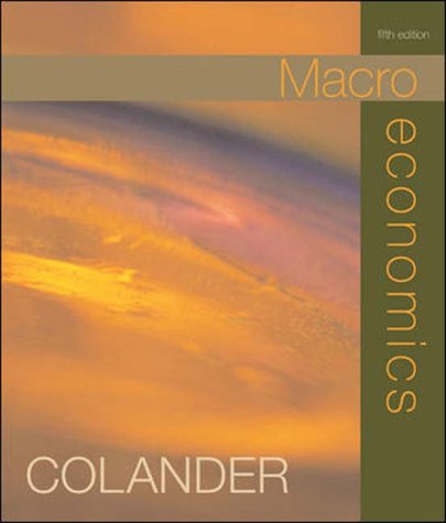 Macroeconomics (9780071216500) by David Colander