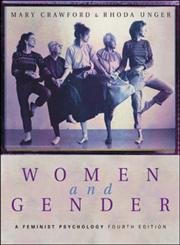 Imagen de archivo de Women and Gender: A Feminist Psychology Unger, Rhoda and Crawford, Mary a la venta por Re-Read Ltd