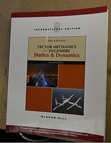 Beispielbild fr Vector Mechanics for Engineers: Statics and Dynamics (7th/Intl Edn) zum Verkauf von Anybook.com