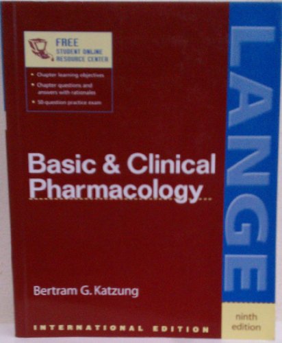 9780071219310: Basic and Clinical Pharmacology 9th edition by Katzung, Bertram G. (2004) Paperback