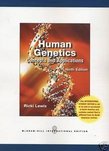 Stock image for Human Genetics for sale by ThriftBooks-Dallas