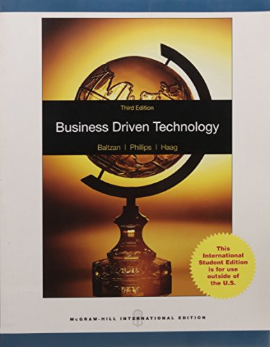 9780071220293: Business Driven Technology